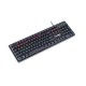 Cosmic Byte CB-GK-12 Neon Rainbow Backlit Mechanical Keyboard with Blue Switch (Black) 